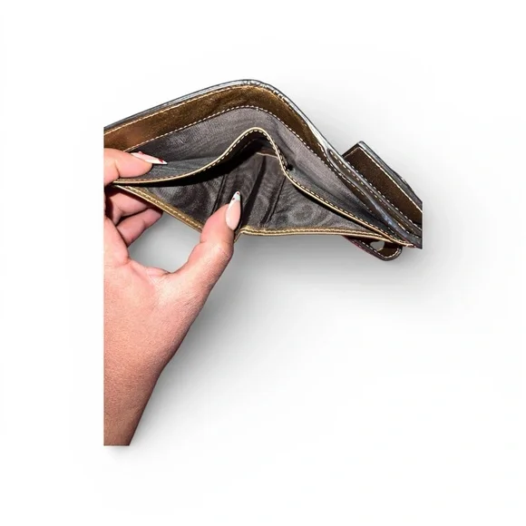 Gucci Guccissima copper leather GG heart French wallet. - Picture 7 of 7